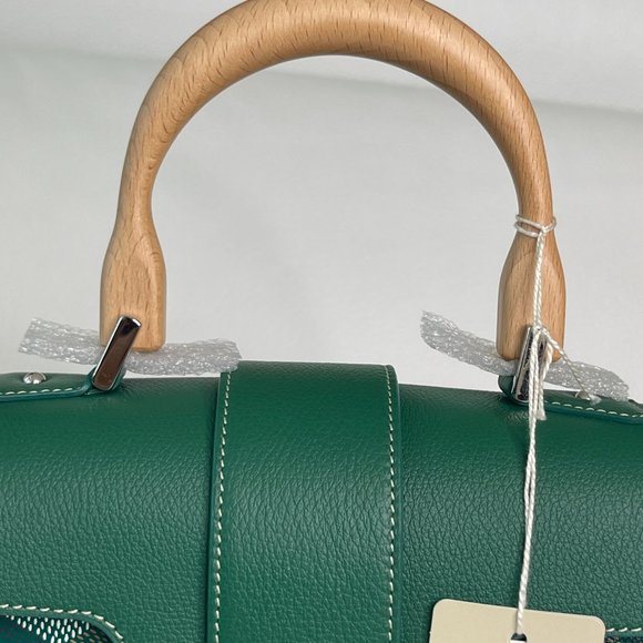 Goyard Green Saigon Souple (Supple) Mini Top Handle Bag - Picture 9 of 12